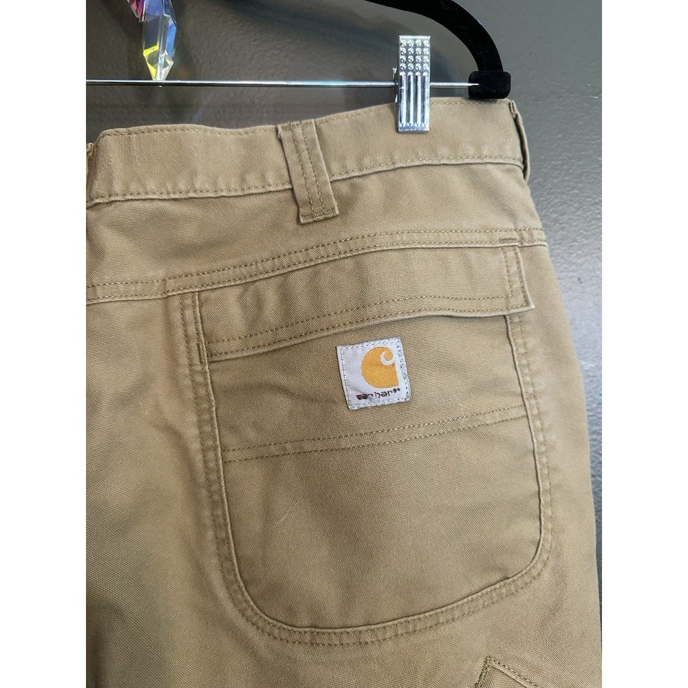 Carhartt Full Swing Relaxed Fit Work Pants Tan 38 X 30 - Picture 8 of 9